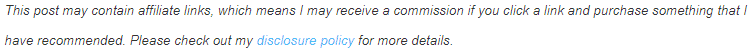 This post may contain affiliate links, which means I may receive a commission if you click a link and purchase something that I have recommended. Please check out my disclosure policy for more details.