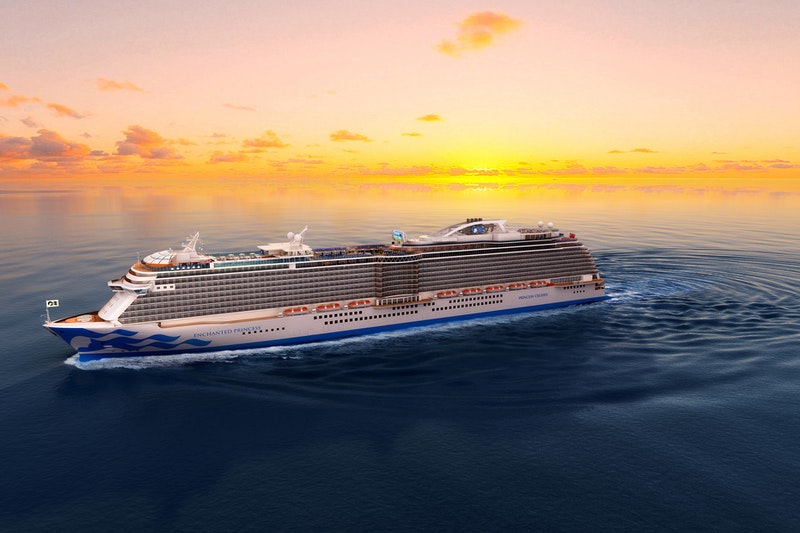 photo of Enchanted Princess cruise ship of 2021