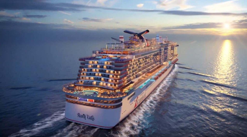 Photo of Carnival Mardi Gras cruise ship of 2021